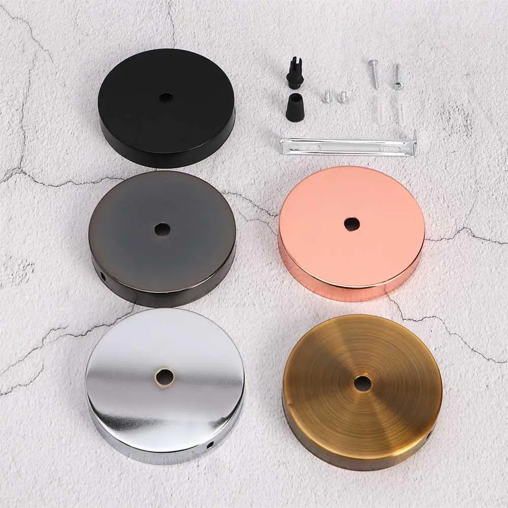 Vintage Bedroom Lighting Fitting Round Home Ceiling Base Plate Lamp Base Holder Pendant Lamp Holder Pendant Light Accessories