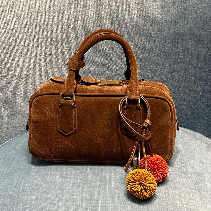 Autumn/Winter New Daisy Ball Leaf Tassel Pendant Bag Charms Backpack Decoration For Women