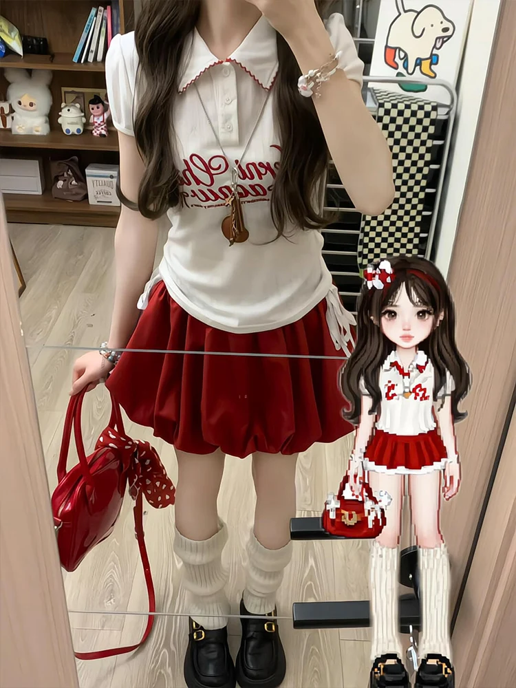 Slim Fit Ne ort Sve T irt Женская летняя дизайнерская хлопковая одежда с принтом Faionableoulder Line Moisture ng