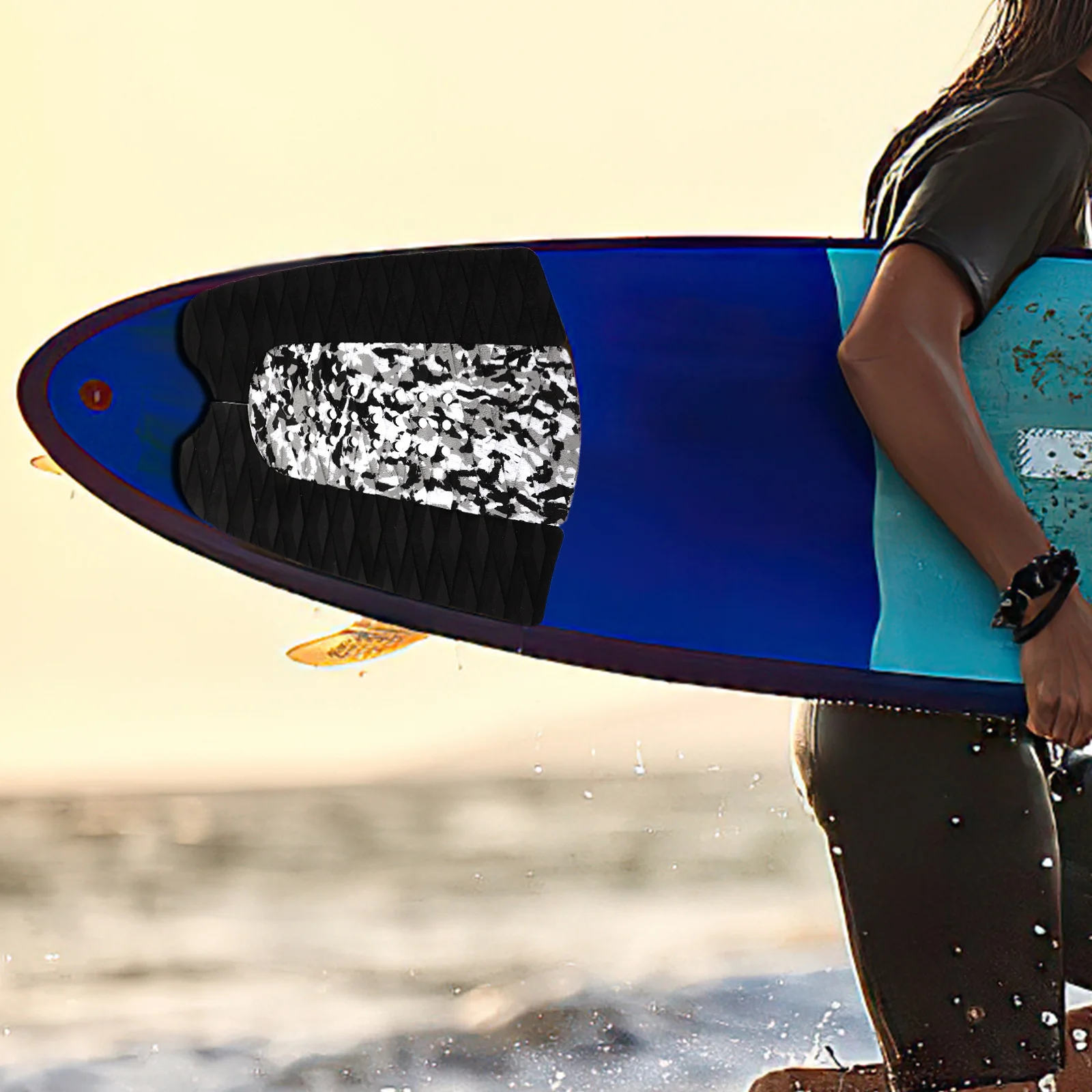 

Аксессуары для серфинга, портативная хвостовая накладка для доски для серфинга Eva, противоскользящий коврик для серфинга, противоскользящие накладки