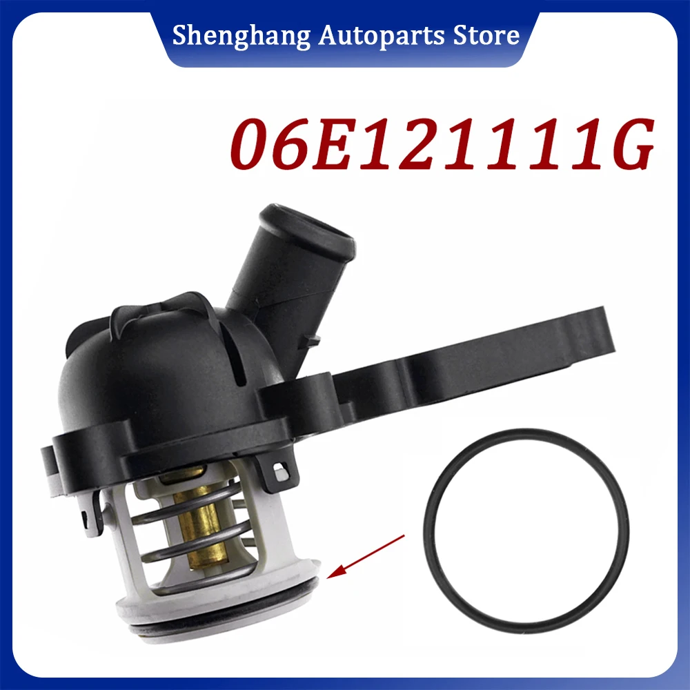 

Engine Coolant Thermostat For Audi A4 B7 3.2 A6 C6 2.4 3.2 A8L D3 3.2 2004-2010 06E121111G 06E121111H 06E121111D