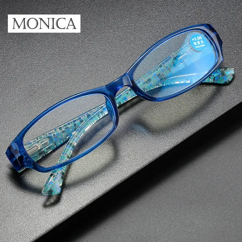 Retro Fashion Anti Blue Light Reading Glasses Women Men Ultralight Clear Lens Presbyopia Eyeglasses Diopters +1.0 to +4.0 очки