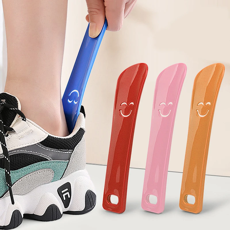 15cm Shoe Horns Professional Plastic Shoe Horn Spoon Shape Shoehorn Shoe Lifter Flexible Sturdy Slip