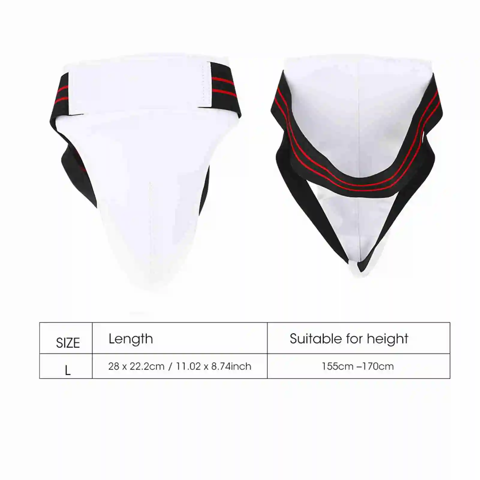 Pelindung selangkangan Taekwondo pria, pelindung tinju Karate Jockstrap Sanda (L)