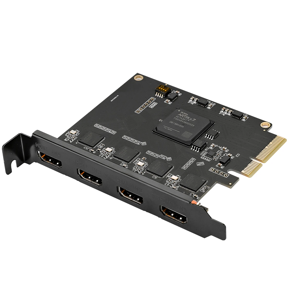 IOCREST 4 Channel HDMI-compatible PCIE Video Capture Card 1080p 60fps OBS Wirecast Live Broadcast Streaming Adapter Quad Ports