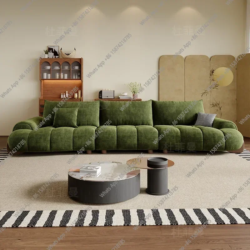 

N49 J Vintage Designer Living Room Sofas Armchair Loveseat European Comfortable Minimalist Sofas Light Luxury Divano Home Furnit