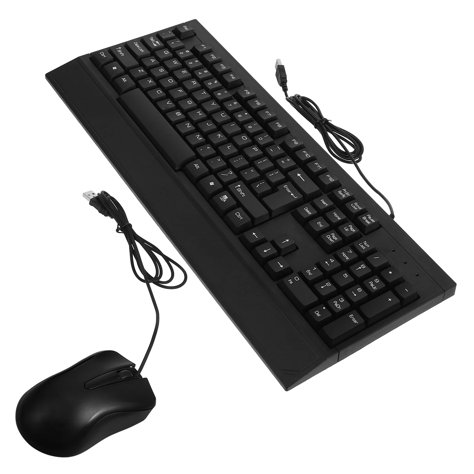 

USB игровая клавиатура, проводная, портативная и мышь, эргономичная, современная, водонепроницаемая, механическая, офисная