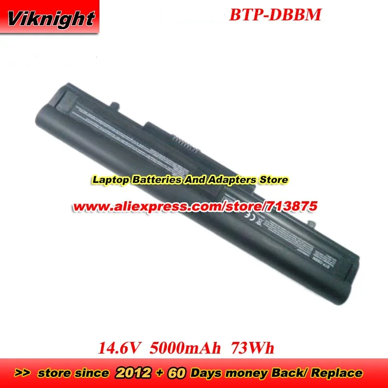 BTP-DBBM Battery 14.6V 73Wh BTP-D8BM BTP-D9BM BTP-DABM For Medion Akoya E6214 P6622 MD98250 P6630 MD89560 MD98330 MD98390