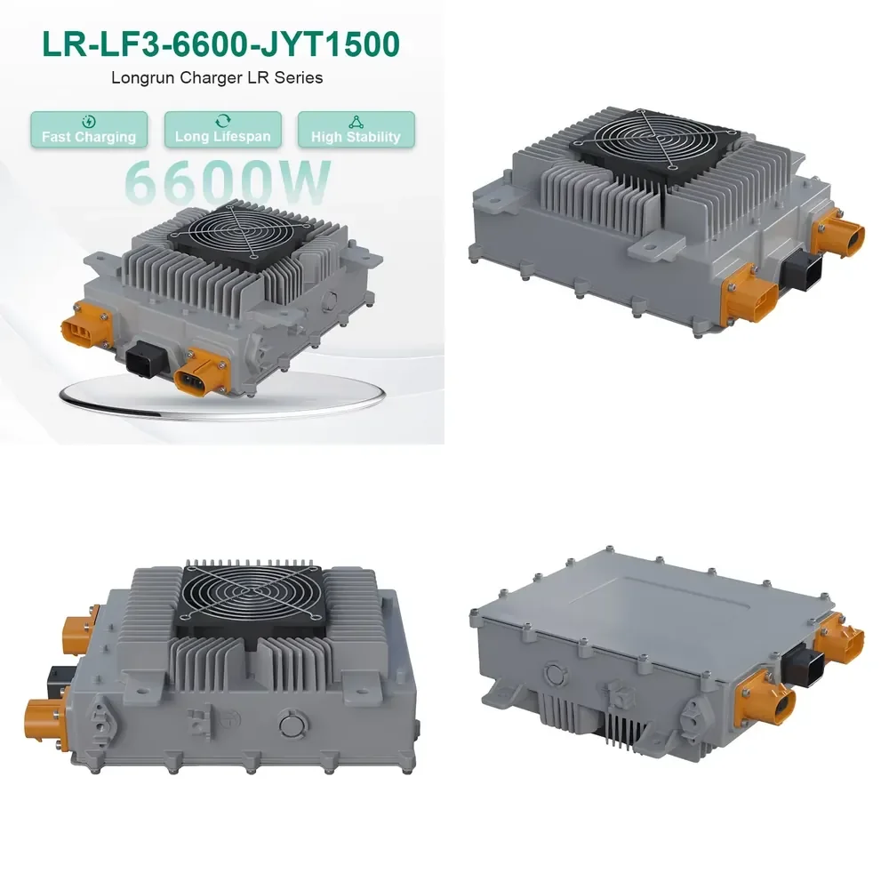 

Hot Sale Longrun LR-LF3-6600-JYT1500 Electric Boat Golf Cart Battery Charger 6.6-20kW 11kW Air Cooling 3 Phase 380V AC Input