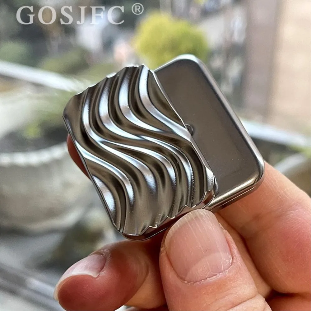 Jouets illimités de Fidget de curseur de poussée de titane de vague pour le Spinner de Fidget d'adultes