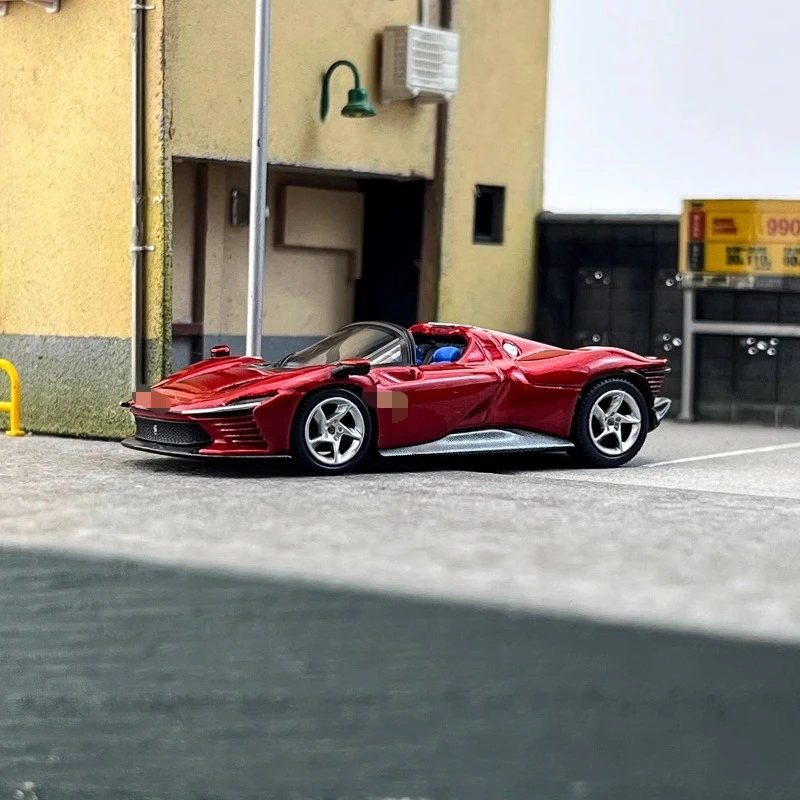 BBR 1/64 Daytona SP3 Rosso alliage jouet véhicule à moteur moulé sous pression en métal modèle cadeaux