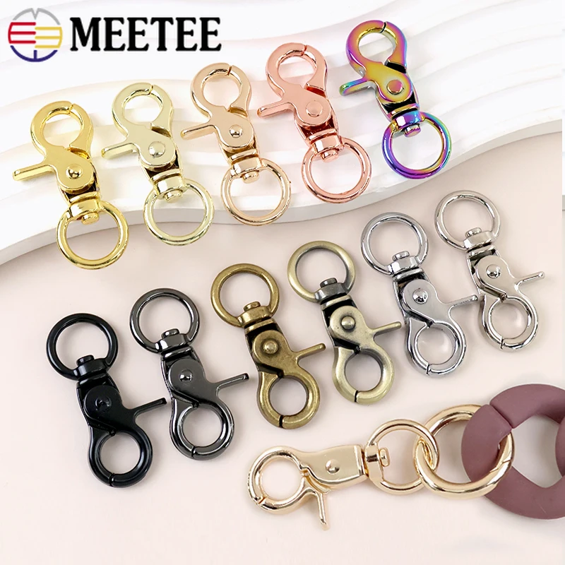 

5/10/20Pcs 13mm Swivel Lobster Buckle for Bag Strap Metal Buckles Carabiner Clips Snap Hook Keychain Clasp Hardware Accessories