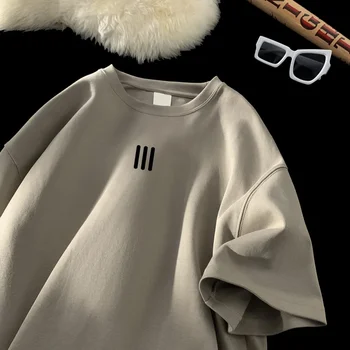 Männer Übergroße T-shirts Herren Baumwolle T Shirt Weiß 3XL Casual Sommer Tragen Mode Druck T-shirts für Männer Neue clothing2024 Neue