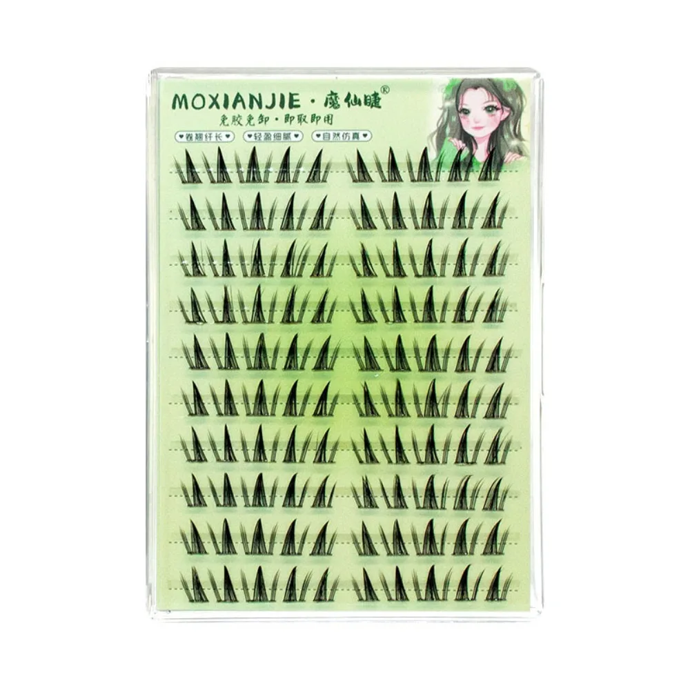 ขนตาปลอมแบบติดเอง ไม่ต้องใช้กาว ขนตาแบบนุ่ม หนา สไตล์มังงะ ต่อขนตา แต่งตา