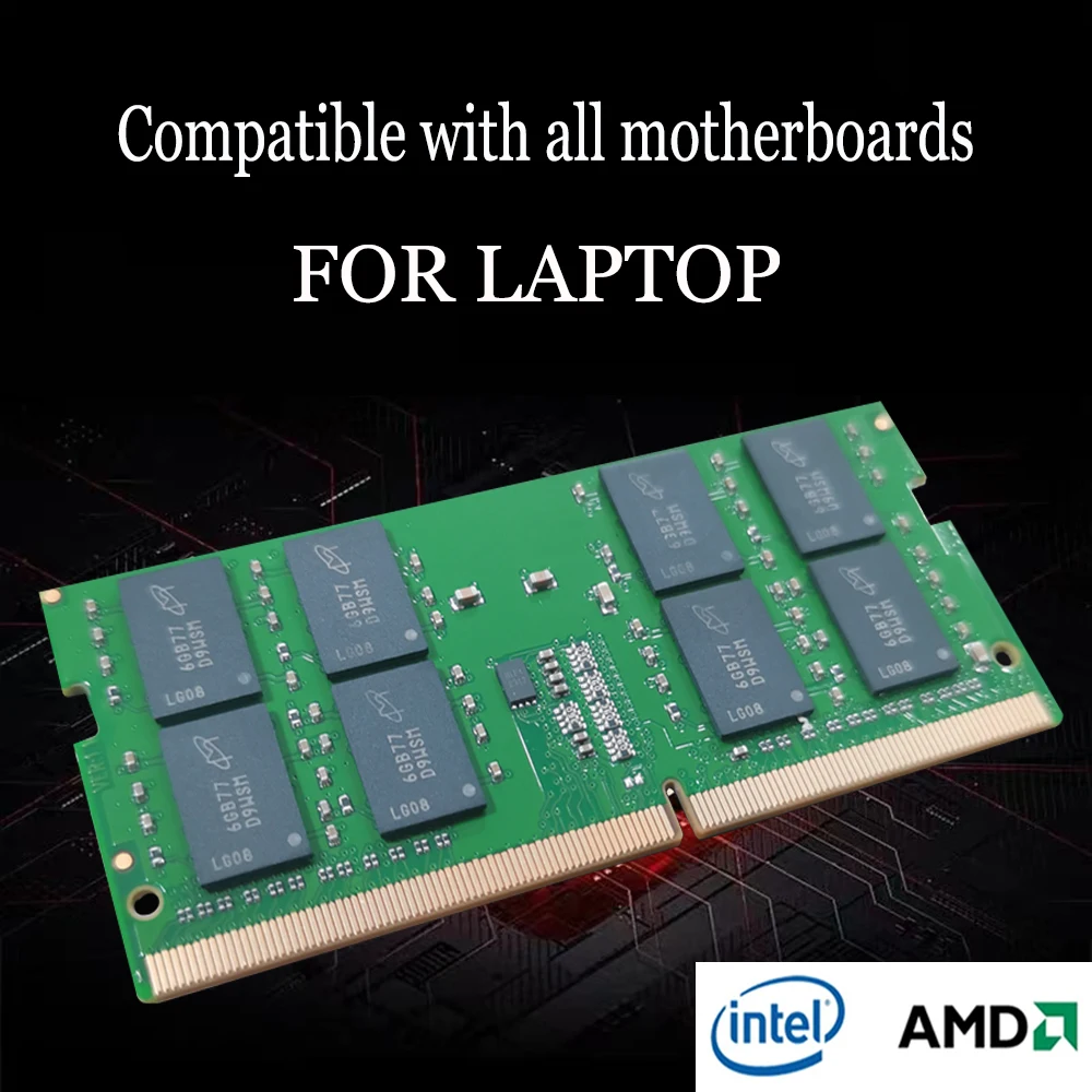 DDR4 Memoria RAM Laptop 4GB 8GB 16GB 32GB 1.2V 260pin 2133MHz 2400MHz 2666MHz 3200MHZ PC4 Notebook Sodimm Memory
