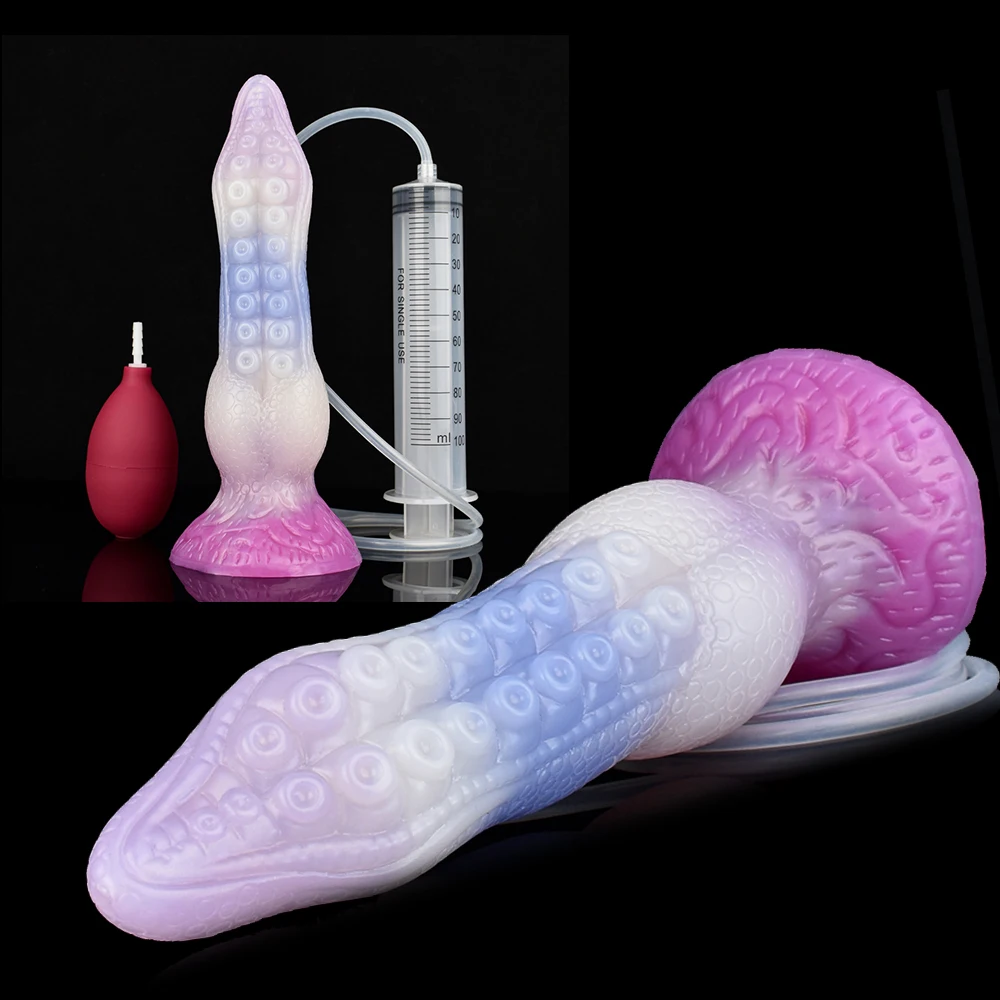 NNSX Monster Squirting Dildo Female Masturbator Octopus Dildos ButtPlug Vagina Stimulator Anal Plug Sex Toys For Women Men