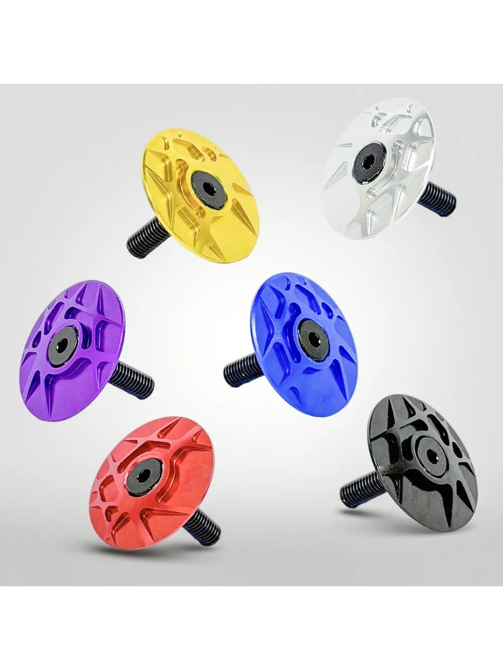 AliExpress UK garbaruk Bike Headset Cap Aluminum 7075 Head-cap Headset Acessories Extra Light CNC Machined Top and Titanium Bolt Stem Cap Bicycle Part