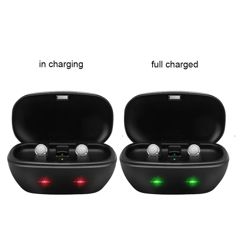 Hearing Aid Batteries 312 A312 312A P312 PR41 Rechargeable Cell Button Battery w Charging Case Hearing Aids Accessories Tools