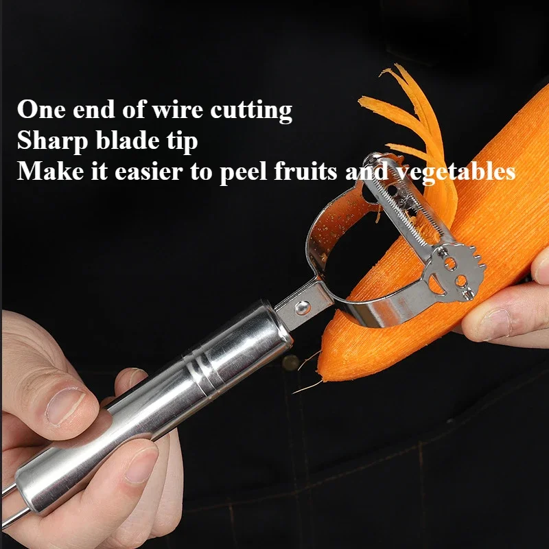 Multifunction Stainless Steel Vegetable Peeler Potato Carrot Cucumber Grater Fruit Cutter Julienne Peeler Kitchen