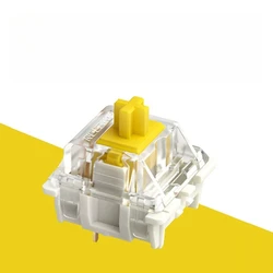 Linear GATERON Yellow PRO Switch 3 pins Lubed RGB mx Mechanical Keyboard