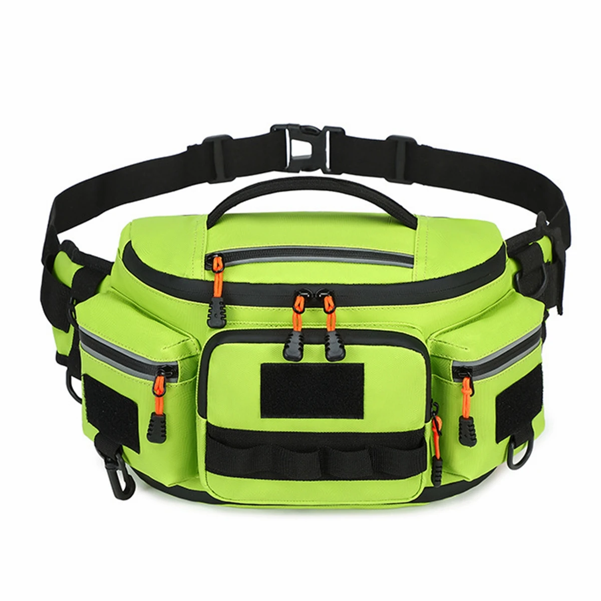 Men's Fashion Lure Waist Bag Molle Sports Hunting Fanny Pack Outdoor Hiking Running Cycling Rig Pouch Multi-pockets Chest Bag