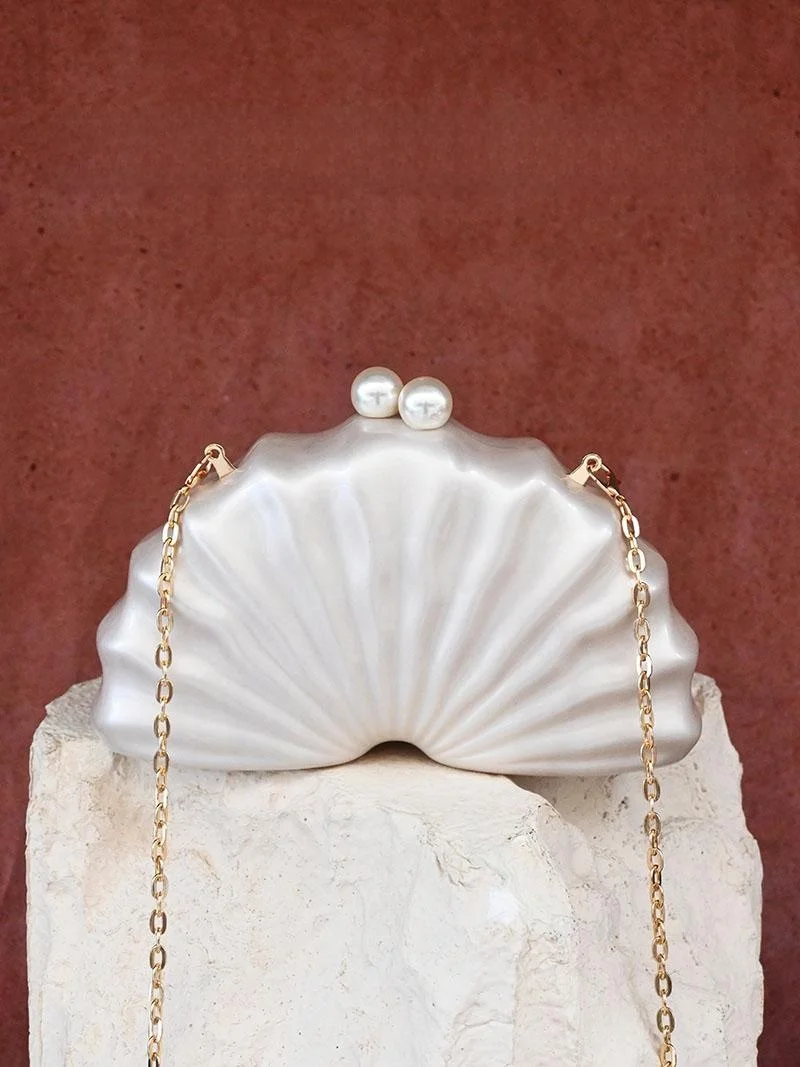 

Сумка-кроссбоди UGALS с жемчужной цепочкой в винтажном стиле, роскошная и элегантная, для вечеринок, универсальная, молодежная, с магнитной застежкой