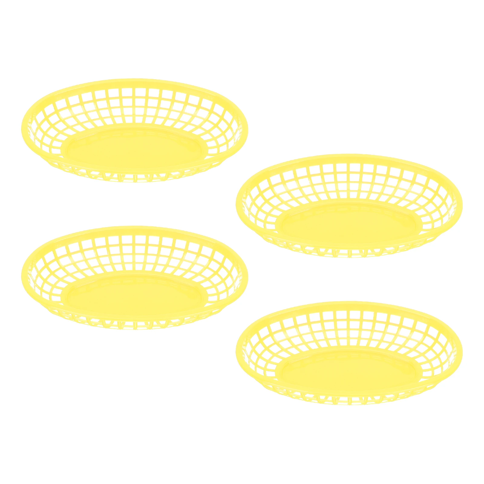 

4 Pcs Storage Basket Vegetable and Fruit Tray Reusable Food Baskets Kitchen for Organizing Veggie Hot Dog