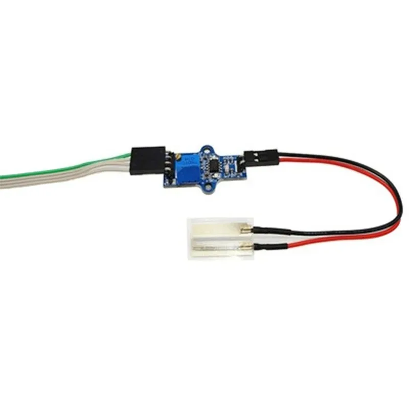 PVDF Piezo Film Sensor Kit, Charge Amplifier Module with Comparator, High Sensitivity Vibration Trigger Switch