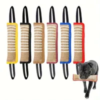 1pc Durable Jute Dog Chew Toy - Bite-Resistant Teething Stick for Puppies & Adult Dogs, Natural Pet Dental Health Care pet toys