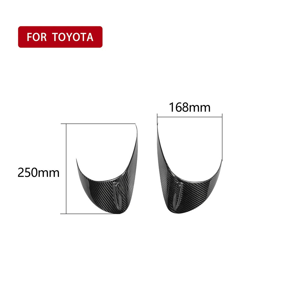 

Carbon Fiber Rear Bumper Foglamp Eyelid Eyebrow Trims for Toyota C51 GT86 Rear Lamp Eyebrow Cover Trim Car Decoration