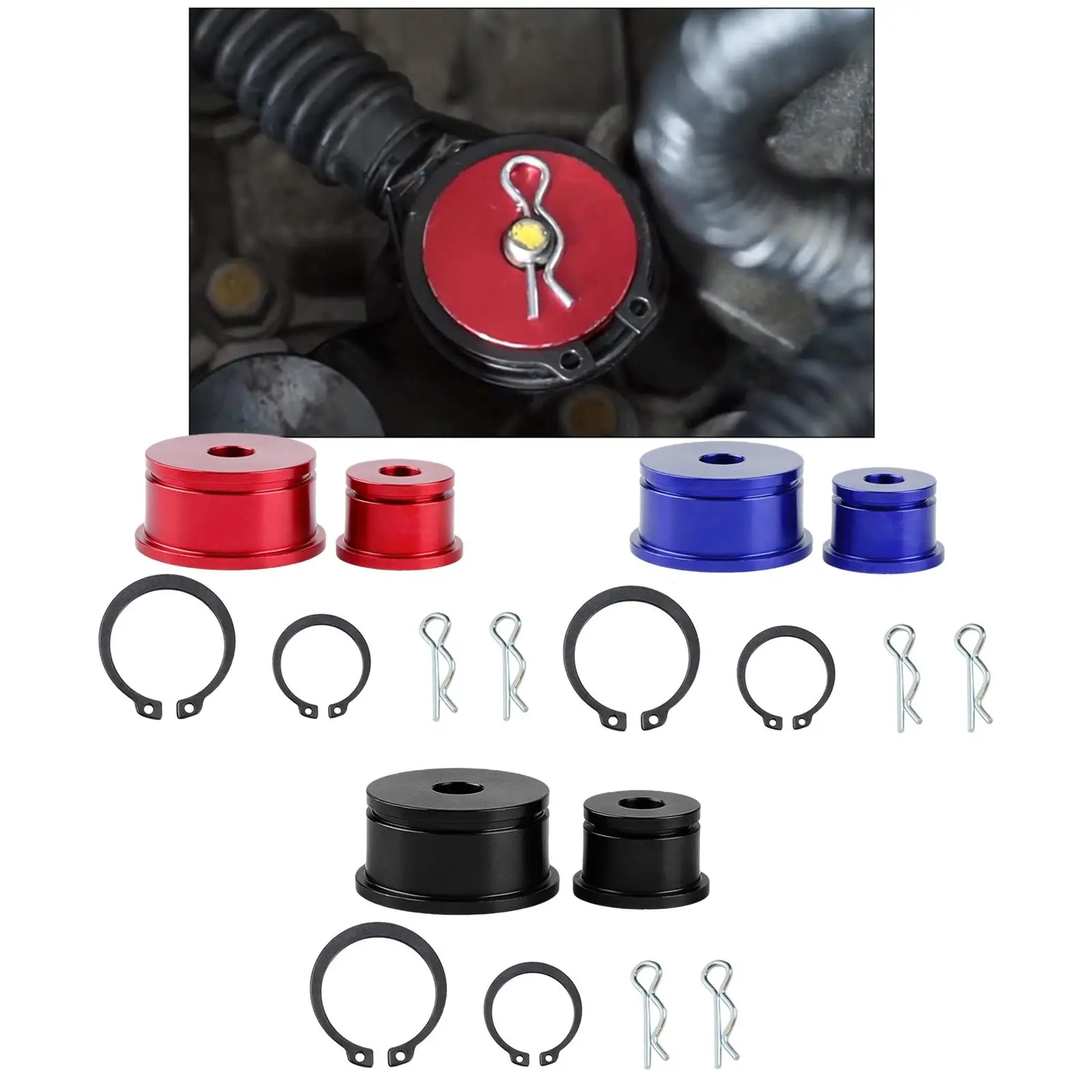 Shifter Cable Bushings Kit Fits for Mitsubishi VII iX Spare Parts Accessories