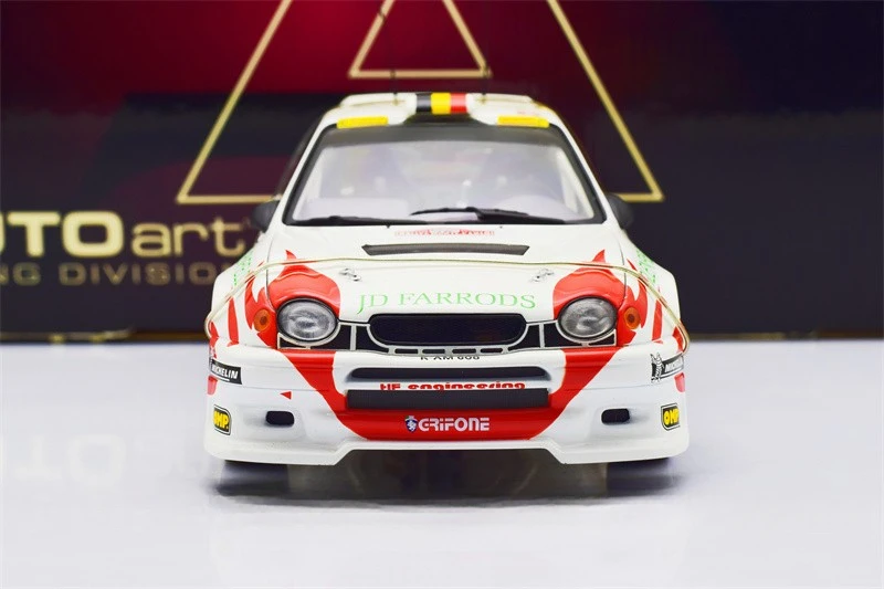 Autoart 1:18 AE111 #18 WRC Alloy Fully Open Simulation Limited Edition Alloy Metal Static Car Model Toy Gift