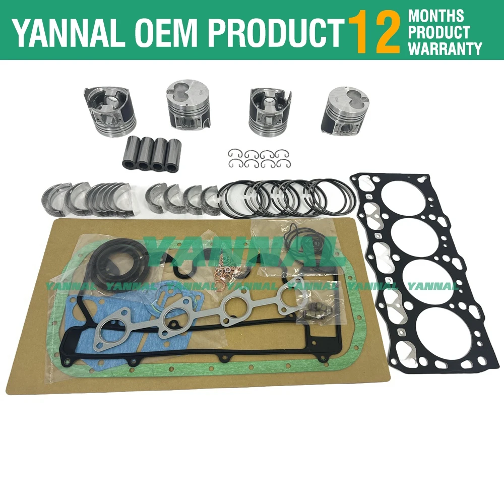 4LE2 4LE2-XYBB01 Overhaul Rebuild Kit For Isuzu Engine Hitachi JCB Digger Loader