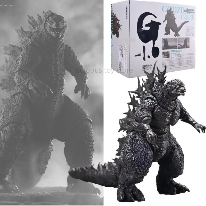 Bandai Sh Monsters Godzillas Figure Movie Godzilla -1.0 Action Figure Room Decoraiton Collection Model Toy Figurine For Kid Gift