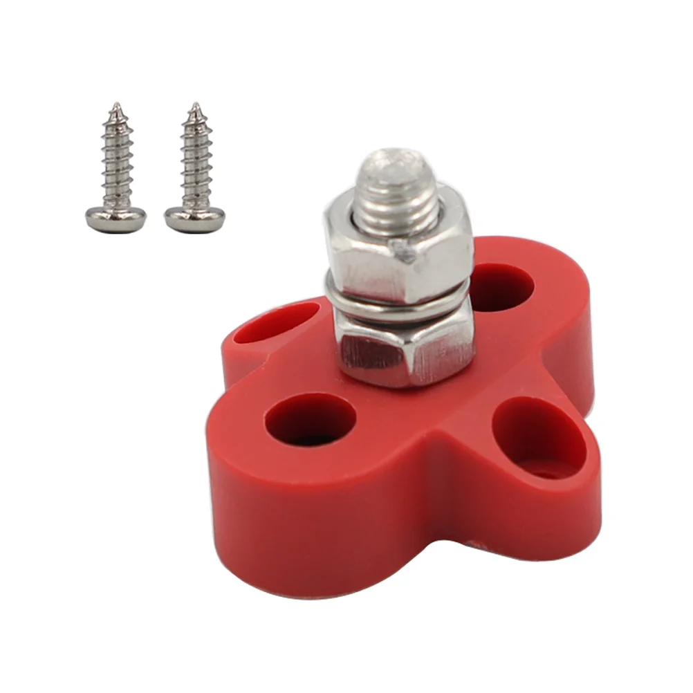 

Heavy Duty Terminal Block 48V Truck Marine Bus Bar Distribution For Rv Bus Boat Car Auto M8 Mounting
