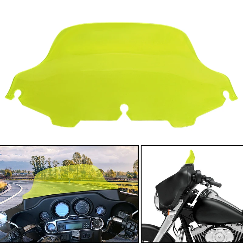 

For Harley Road Glide Ultra FLTRU CVO Custom FLTR FLTRX 1994-2013 Motorcycle 8'' Windscreen Windshield Covers Screen Deflector