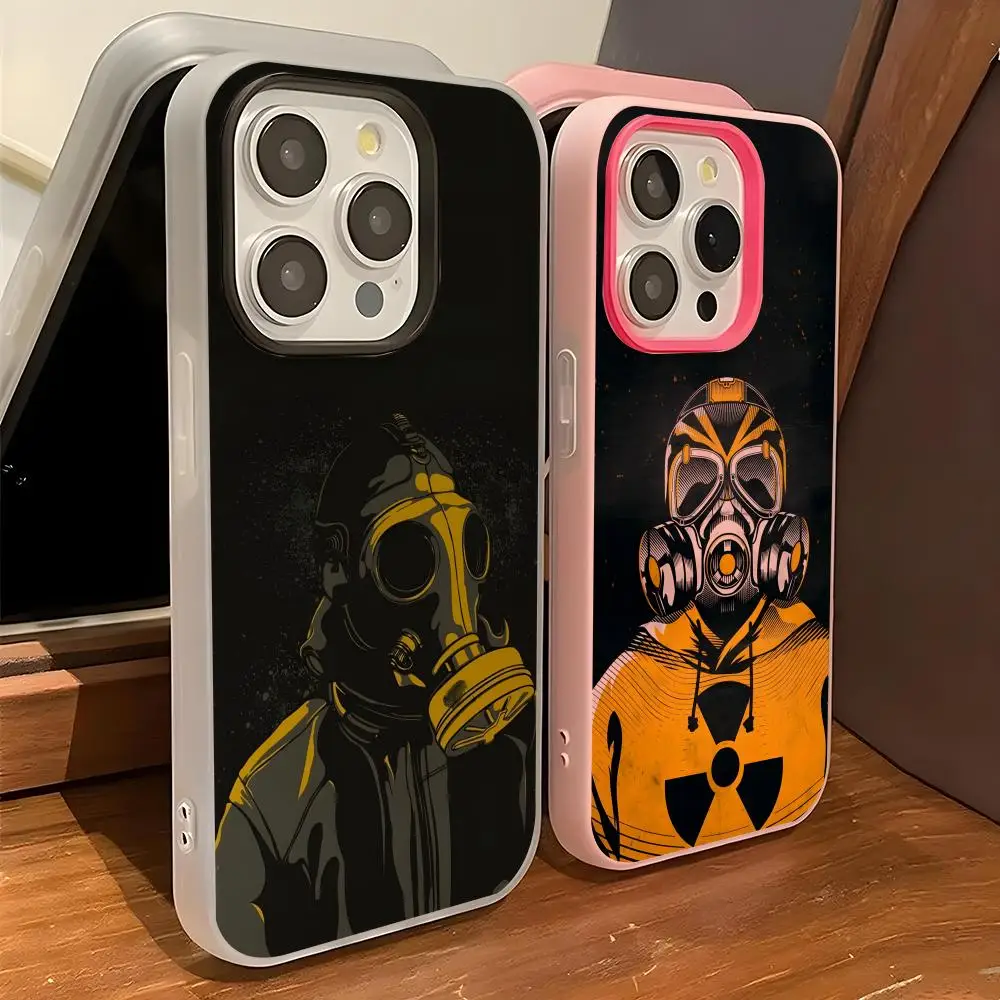 

Drama C-Chernobyl Phone Case IPhone 17 Air 16 15 14 Plus 13 Pro Max 2 Soft Frosted Candy Transparent Jelly 2-in-1