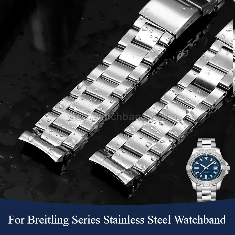 cinturino-in-acciaio-delicato-ipoallergenico-super-duro-per-breitling-superocean-challenger-avengers-antigraffio-resistente-al-calore