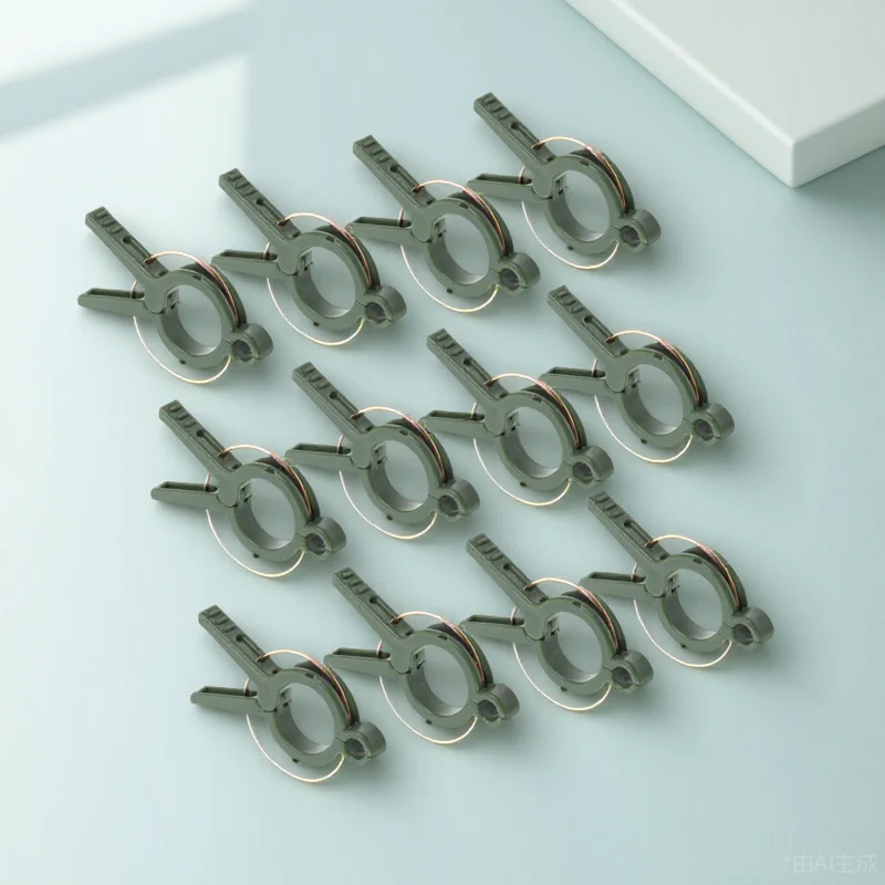 

12Pcs Garden Plant Clips Plastic Plant Support Clamp Stem Fixing Clips Climbing Plants Trellis Vine Tomato Support