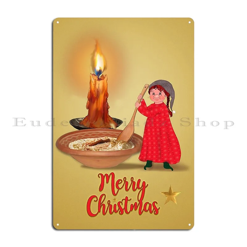 Merry Christmas Elvira Metal Plaque Poster Vintage Garage Bar Wall Cave Design Tin Sign Poster