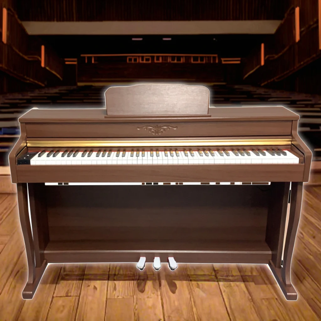 High Grade 88 Keys Piano Wood Grain Multi-function Hammer Piano Upright Piano