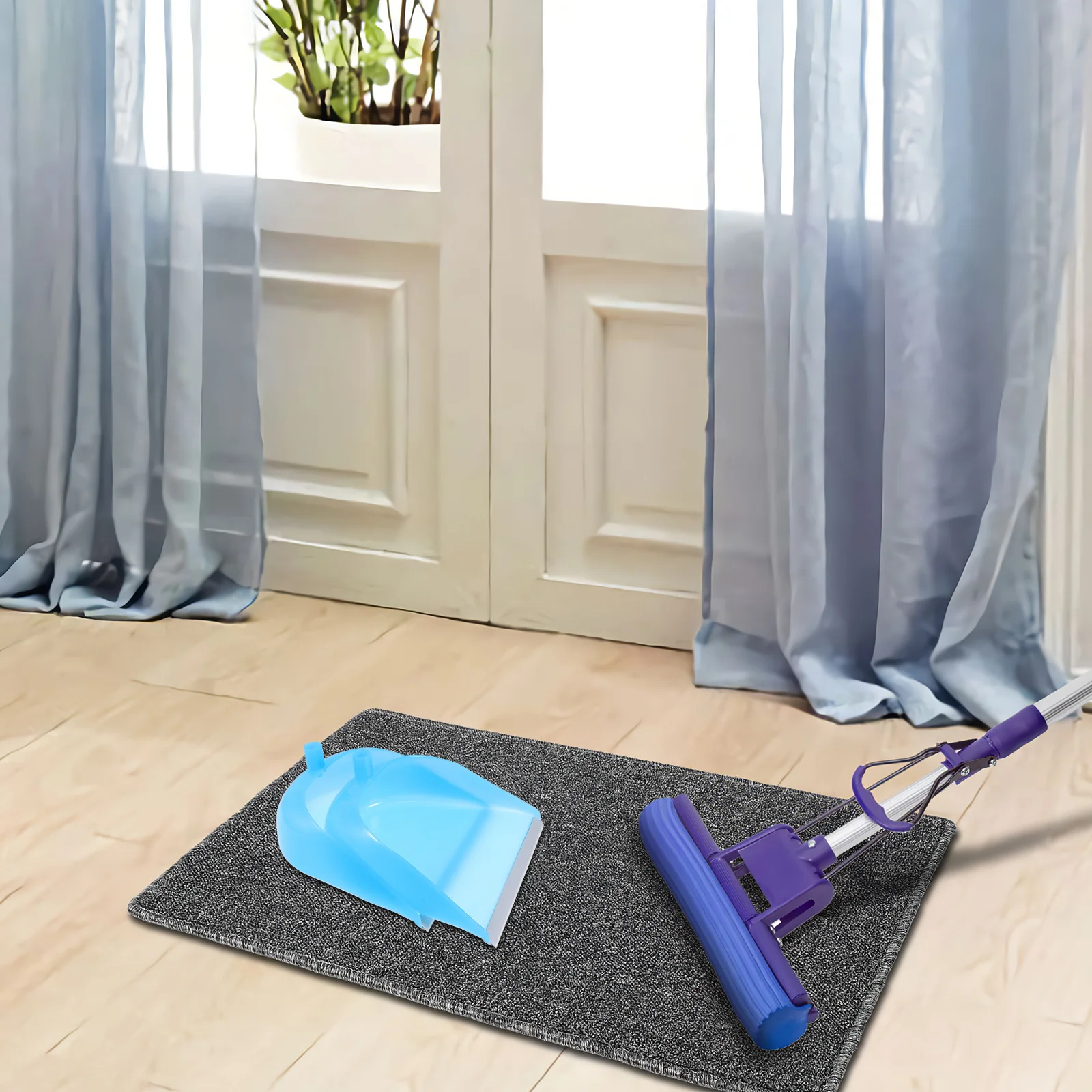 

2Pcs Mini Dustpan Heavy Duty Thickened Plastic Cleaning Supplies Home Office Kitchen Small Floor Sweeping Dust Pan