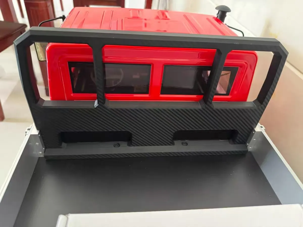 3D Printed Roll Cage Rear Guard Rails Truck Bed Rack for 1/6 CROSSRC EMO RC Truck   RC CAR Upgrade Parts