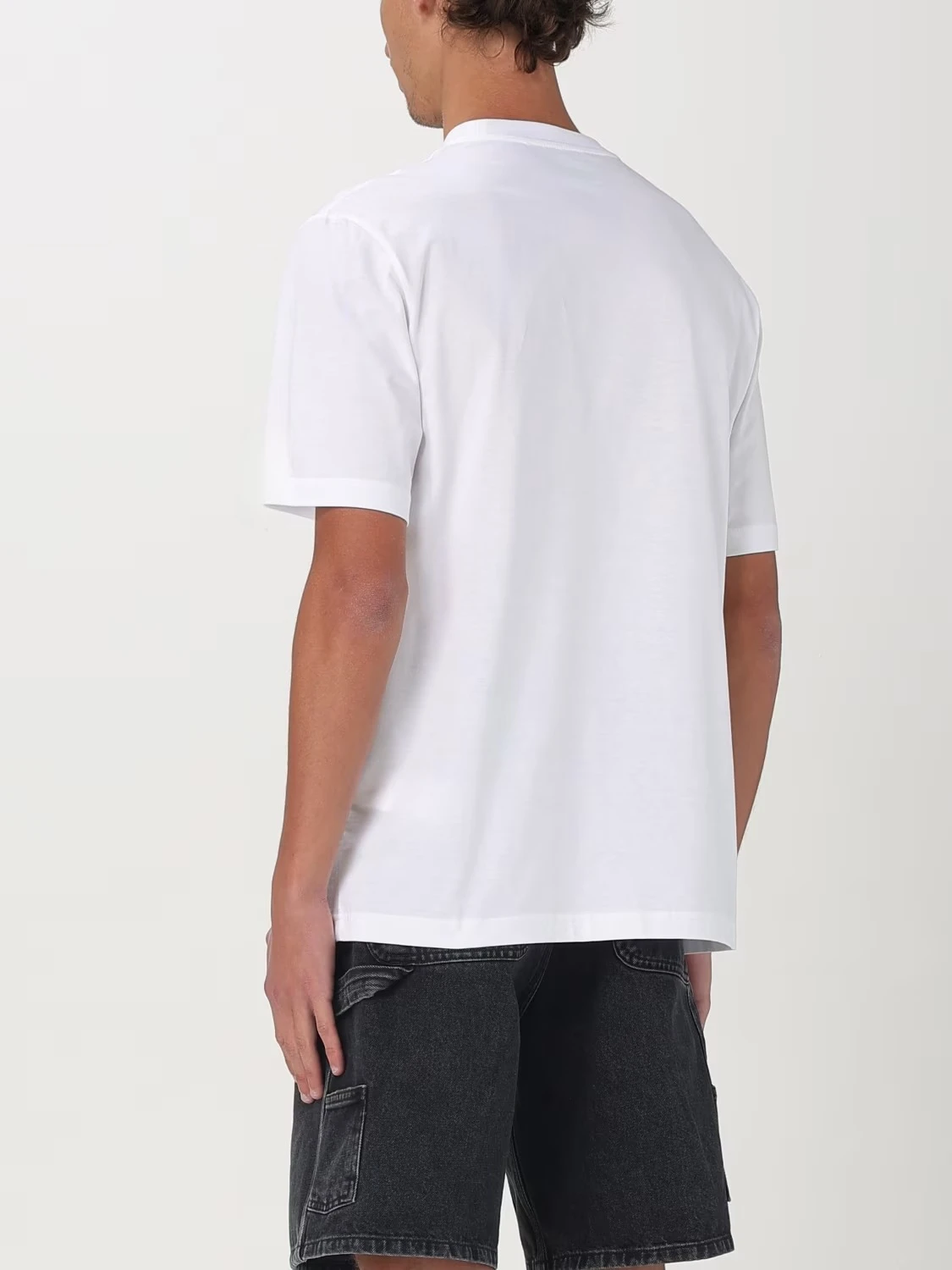 الشارع موضة الاتجاه الملابس ICEBERG نمط الطباعة الصيف الفاخرة العلامة التجارية القطن الخالص الرجال والنساء تي شيرت قصيرة الأكمام #6