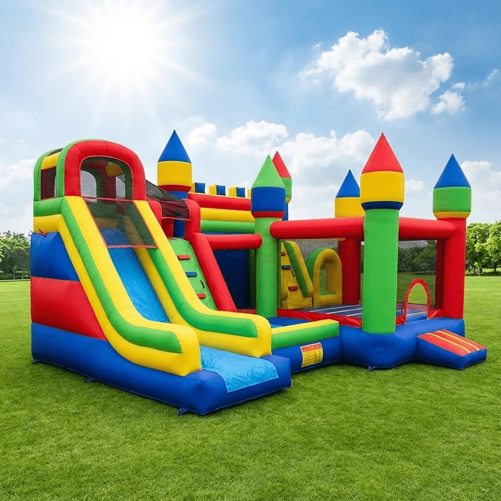 PVC Inflatable Castle Bouncer Slide Combo Outdoor Bouncy Castle Jumping Party Bounce House Commercial Bounce House for Kids