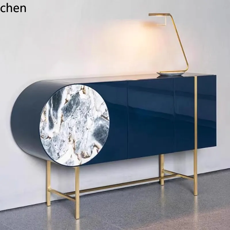 

HXL light luxury entrance cabinet decorative chest cabinet living room locker simple storage cabinet