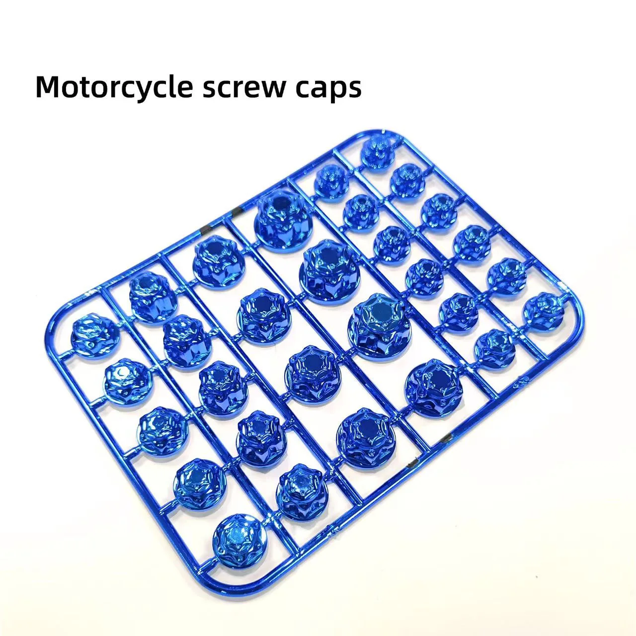 2025 جديد العالمي للدراجات النارية المسمار غطاء الزخرفية منع مسامير من الصدأ تجميل الدراجات النارية متعدد الألوان غطاء برغي