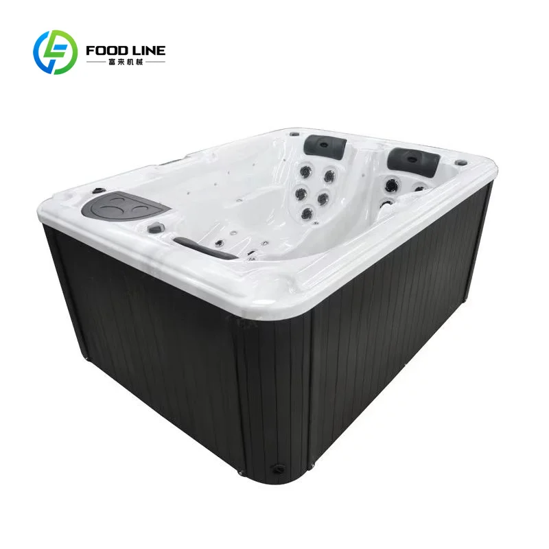 Customized Acrylic Outdoor Swimming Pool Whirlpool Hot Water Hydrotherapy Massage Tub Backyard Swimming SPA Hot Tub 5-6 People