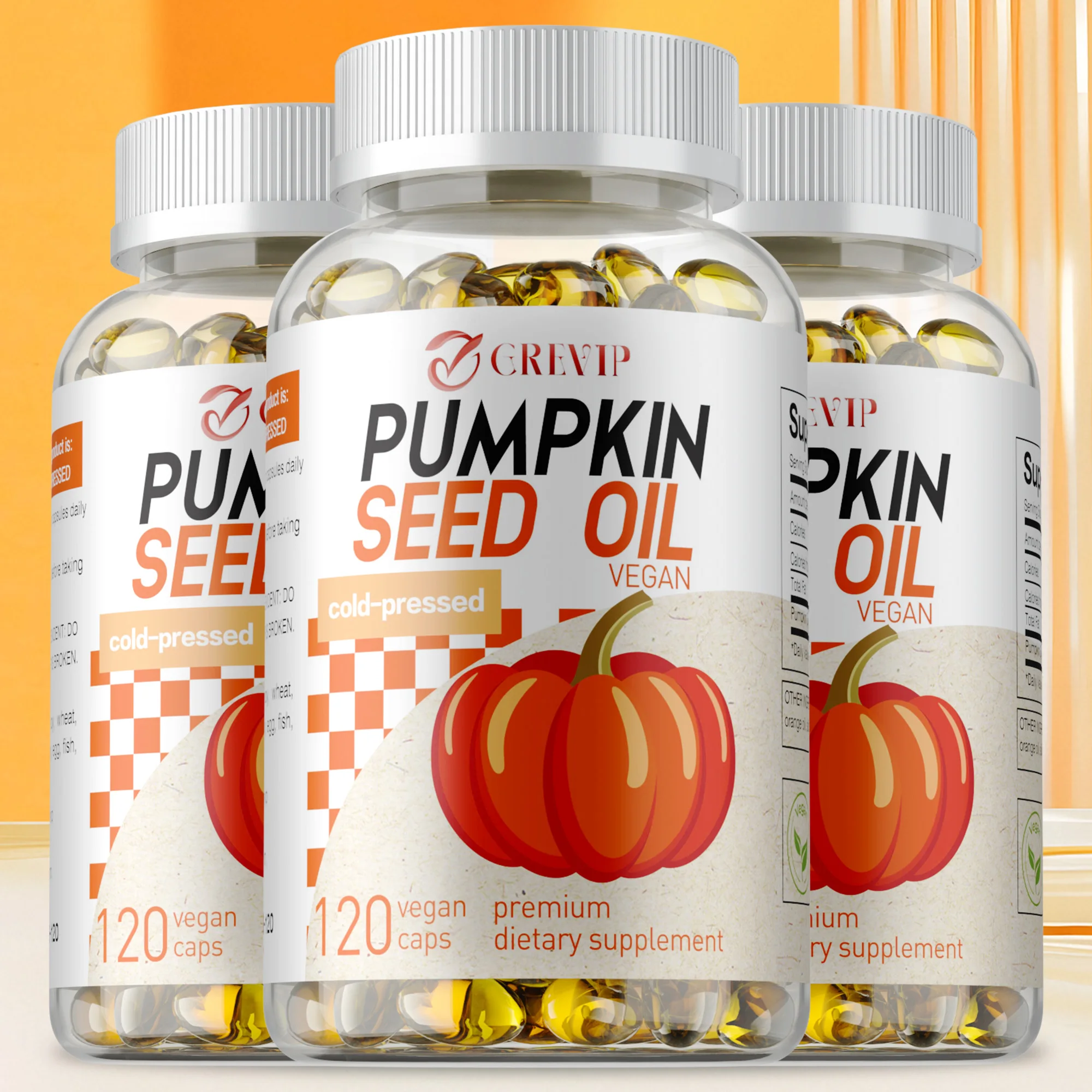 

Pumpkin Seed Oil - Hair Care, Hair Growth, Bladder Control, Supports Prostate and Urinary Tract Health, Enhance Immunity