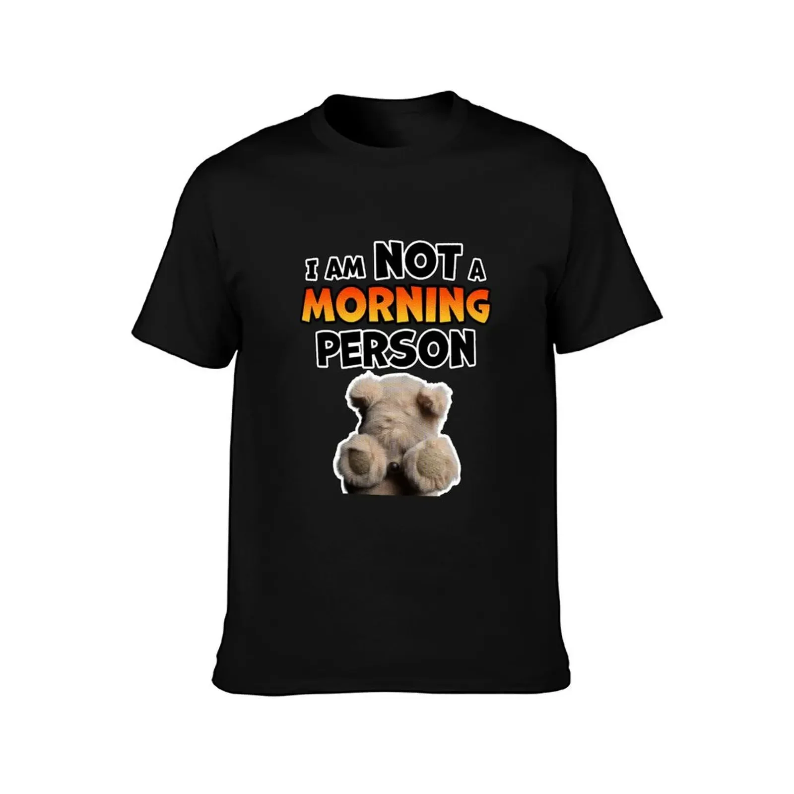 I Am Not a Morning Person Sleepy Polar Bear T-Shirt anime shirt T-shirts man funny meme t-shirts funny gifts t shirts for men